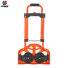 Space-Saving Small Folding Hand Truck Steel Foldable Hand Trolley 60KG Load Capacity