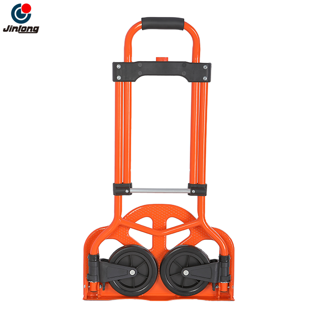 Space-Saving Small Folding Hand Truck Steel Foldable Hand Trolley 60KG Load Capacity