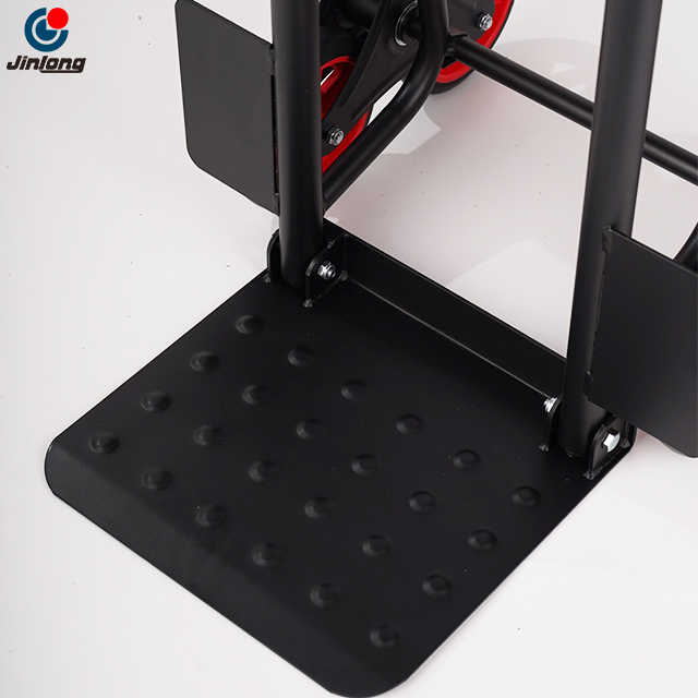 Heavy Duty Steel Ladder Trolley - 150 Kilograms - Foldable 6 Wheel Mobile Vehicle, Suitable for Household And Warehouse Transportation