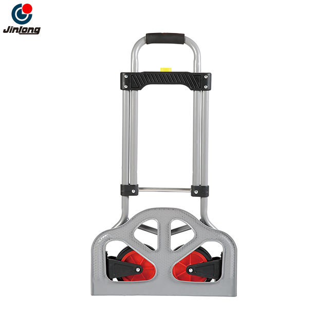 Space-Saving Small Folding Hand Truck Steel Foldable Hand Trolley 60KG Load Capacity