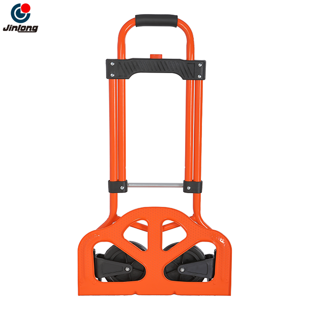 Space-Saving Small Folding Hand Truck Steel Foldable Hand Trolley 60KG Load Capacity