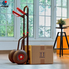 Heavy Duty Steel Foldable Platform Hand Truck with 10” Big Pneumatic Wheels