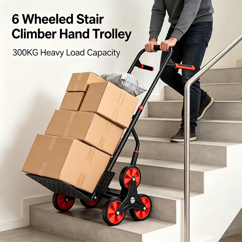 Heavy Duty Steel Foldable Stair-Climbing Trolley JL-LLC-B