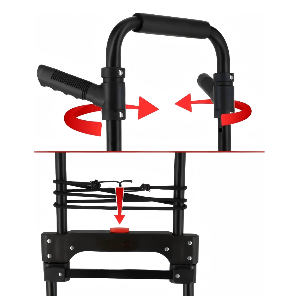 JL-Z120EW-H Steel Folding Trolley