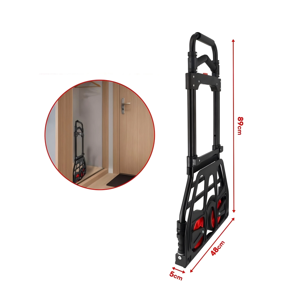 JL-Z120EW-H Steel Folding Trolley